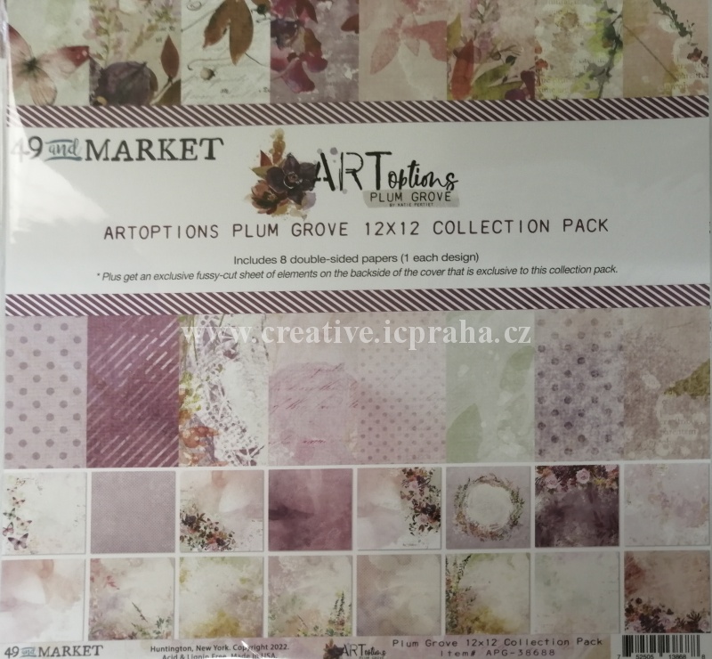 49Market ARToption Plum 30x30/8listů